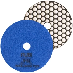RUBI Diamond pad - GRADATION #50 - for dry polishing Ø100 MM