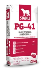 STABILL PG-41, gładź tynkowa śnieżnobiała, 20 kg