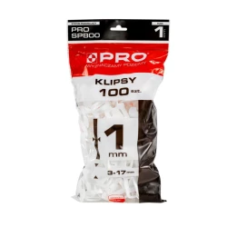 PRO SYSTEM POZIOMUJĄCY PRO-SP800 1MM KLIPSY 100 SZT WOREK