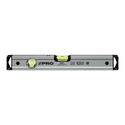 PRO POZIOMNICA PRO600 ANODOWANA SREBRNA MAGNETYCZNA 40CM
