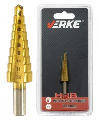 STEP DRILL BIT 4-12 MM VERKE