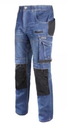 SPODNIE JEANS NIEB STRETCH ZE WZM. ROZ L