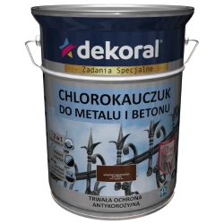 DEKORAL CHLOROKAUCZUK BRĄZ MAHONIOWY 5L