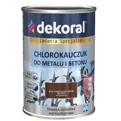DEKORAL CHLOROKAUCZUK BRĄZ CZEKOLADOWY ŚREDNI 0,9L
