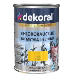 DEKORAL CHLOROKAUCZUK ŻÓŁTY 0,9L