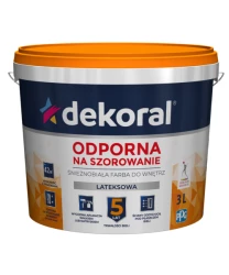 DEKORAL EMULSJA BIAŁA AKRYLIT W 3L