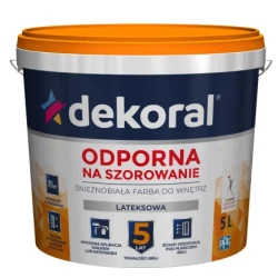 DEKORAL EMULSJA BIAŁA AKRYLIT W 5L