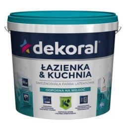 DEKORAL EMULSJA BIAŁA MALEINAK PLUS 5L