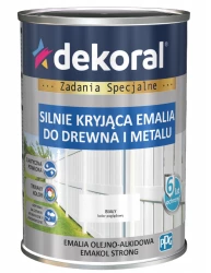 DEKORAL EMAKOL STRONG BIAŁA RAL9003 0,9L