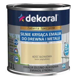 DEKORAL EMAKOL STRONG KOŚĆ SŁONIOWA 0,2L