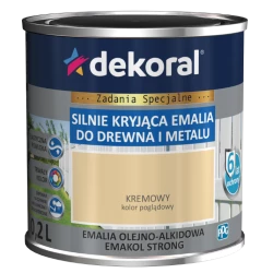 DEKORAL EMAKOL STRONG KREMOWA 0,2L