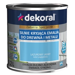 DEKORAL EMAKOL STRONG LAZUROWY JASNY 0,2L