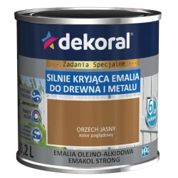 DEKORAL EMAKOL STRONG ORZECH JASNY 0,2L