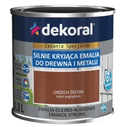 DEKORAL EMAKOL STRONG ORZECH ŚREDNI 0,2L