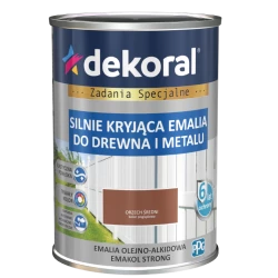 DEKORAL EMAKOL STRONG ORZECH ŚREDNI 0,9L