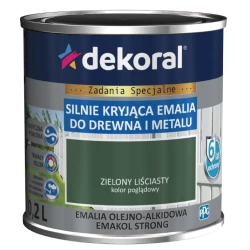 DEKORAL EMAKOL STRONG ZIELONY LIŚCIASTY 0,2L