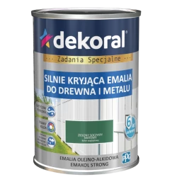 DEKORAL EMAKOL STRONG ZIELONY SOCZYSTY MAT 0,9L