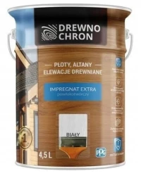 DREWNOCHRON IMPREGNAT EXTRA POWŁOKOTWÓRCZY BIAŁY 4,5L