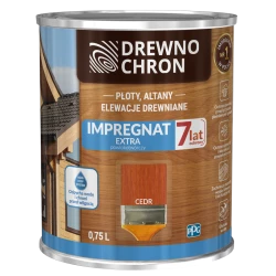 DREWNOCHRON IMPREGNAT EXTRA POWŁOKOTWÓRCZY CEDR 0,75L