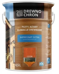 DREWNOCHRON IMPREGNAT EXTRA POWŁOKOTWÓRCZY CEDR 4,5L
