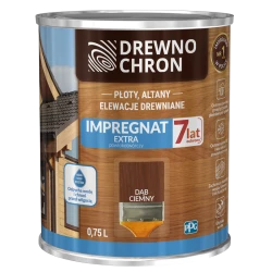 DREWNOCHRON IMPREGNAT EXTRA POWŁOKOTWÓRCZY DĄB CIEMNY 0,75L