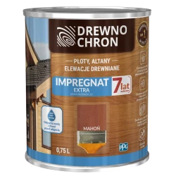 DREWNOCHRON IMPREGNAT EXTRA POWŁOKOTWÓRCZY MAHOŃ 0,75L