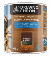 DREWNOCHRON IMPREGNAT EXTRA POWŁOKOTWÓRCZY ORZECH CIEMNY 0,75L