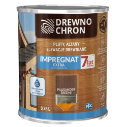 DREWNOCHRON IMPREGNAT EXTRA POWŁOKOTWÓRCZY PALISANDER ŚREDNI 0,75L
