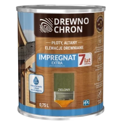 DREWNOCHRON IMPREGNAT EXTRA POWŁOKOTWÓRCZY ZIELONY 0,75L