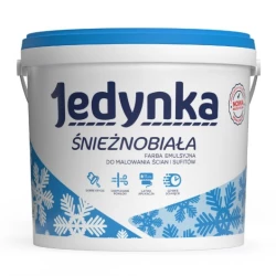 Farba emulsyjna Jedynka Śnieżnobiała 10L