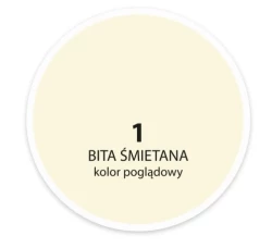DEKORAL MOC KOLORU BITA ŚMIETANA 5L 