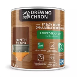 DREWNOCHRON LAKIEROBEJCA 2W1 ORZECH CIEMNY 0,2L