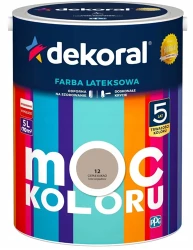 DEKORAL MOC KOLORU CIEPŁE KAKAO 5L 