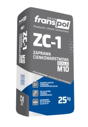 FRANSPOL ZAPRAWA CIENKOWARSTWOWA ZC-1 ZIMA 25 KG