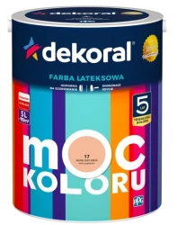 DEKORAL MOC KOLORU MORELOWY KREM 5L 
