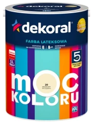 DEKORAL MOC KOLORU MIGDAŁOWY 5L 