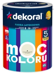 DEKORAL MOC KOLORU KLASYCZNY ALABASTER 5L 