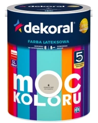 DEKORAL MOC KOLORU POPIELATY BEŻ 5L 