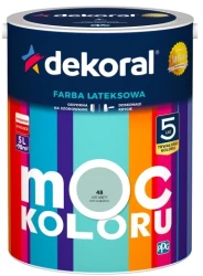 DEKORAL MOC KOLORU LIŚĆ MIĘTY 5L 