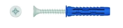 4ALL Kołek uniwersalny 12x60mm z wkrętem z łbem sześciokątnym 8,0x80mm, 4 szt
