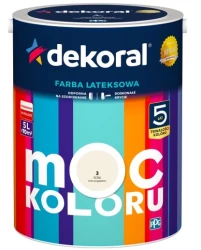 DEKORAL MOC KOLORU ECRU 5L 