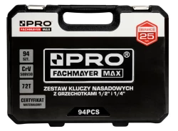 ZESTAW KLUCZY NASADOWYCH Z GRZECHOTKĄ 1/2