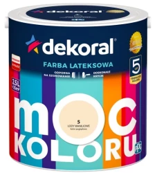 DEKORAL MOC KOLORU LODY WANILIOWE 2,5L 