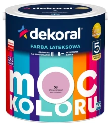 DEKORAL MOC KOLORU RÓŻANY KWARC 2,5L 