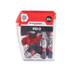 Milwaukee Bit udarowy Shockwave Impact Duty do śrub Pozidriv, PZ2 x 25 mm (25 szt.)