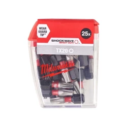 Milwaukee Bit udarowy Shockwave Impact Duty do śrub Torx, TX20 x 25 mm (25 szt.)
