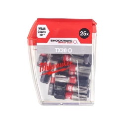 Milwaukee Bit udarowy Shockwave Impact Duty do śrub Torx, TX30 x 25 mm (25 szt.)