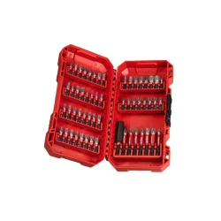 Milwaukee Zestaw bitów udarowych Shockwave do śrub płaskich, Phillips, Pozidriv, Torx i Hex (56 szt.)