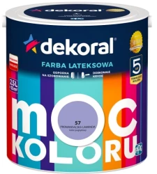 DEKORAL MOC KOLORU PROWANSALSKA LAWENDA 2,5L 