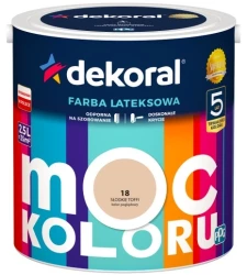 DEKORAL MOC KOLORU SŁODKIE TOFFI 2,5L 